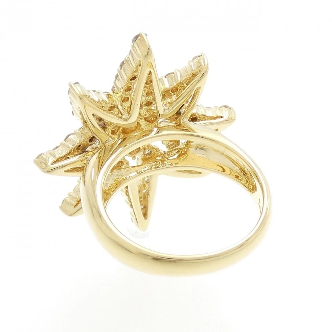 K18YG DIAMOND RING - 2