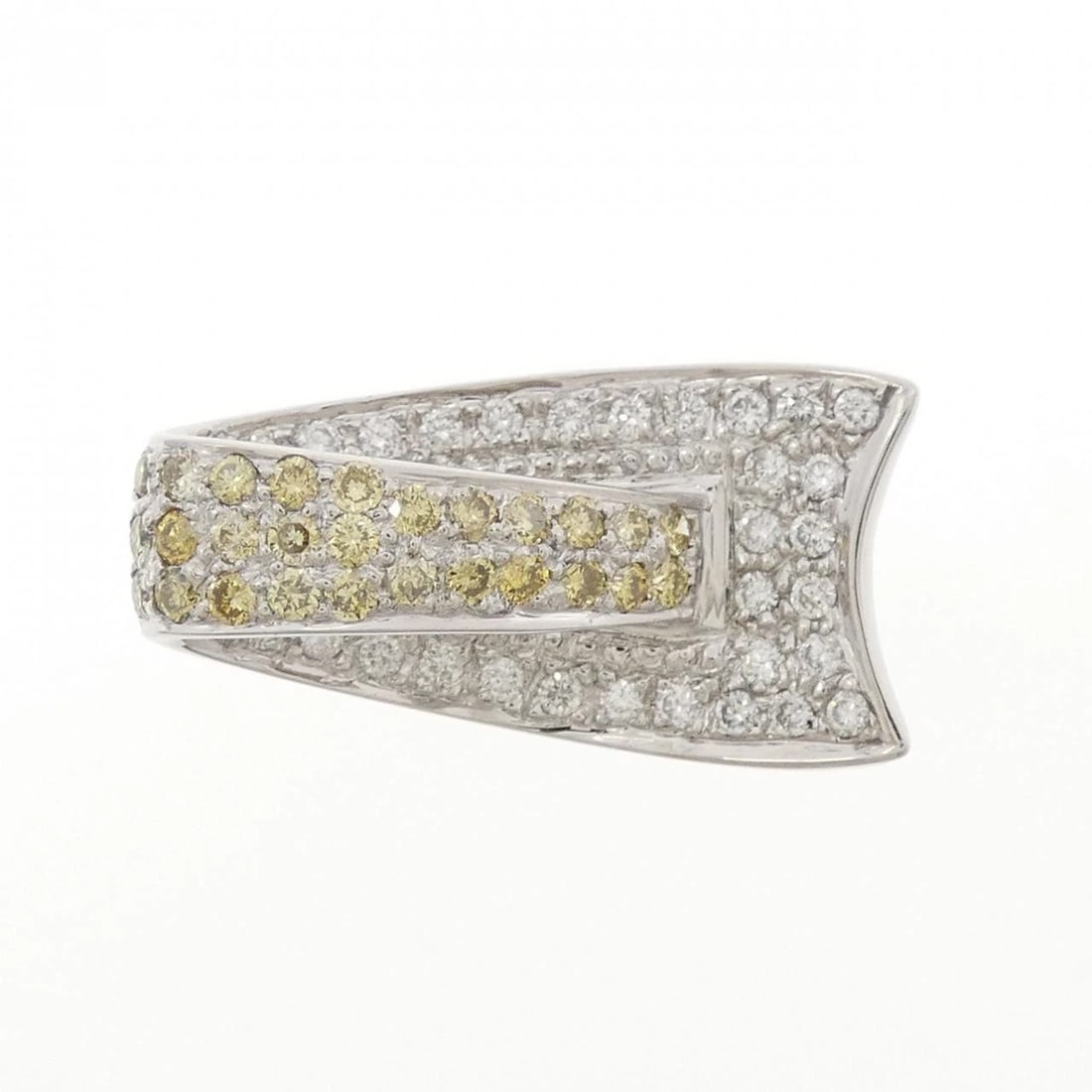 K18WG DIAMOND RING: K18WG Diamond Ring Brand: Unbranded Type: Diamond Ring Material: K18WG, Main Stone/Creation Natural Color: White Gold Size: US 5 1/4 Accessories: None Accessories Notice: When purchasing pre-owned
