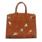 LOUIS VUITTON CATGRAM CITY STEAMER MM BAG LEATHER: LOUIS VUITTON Catgram City Steamer MM Bag Leather Brand: LOUIS VUITTON Type: Hand Bag Material: Leather Color: Brown Size: W12.2 x H10.4 x D5.1inch(Approx) Accessories: None Accessories No
