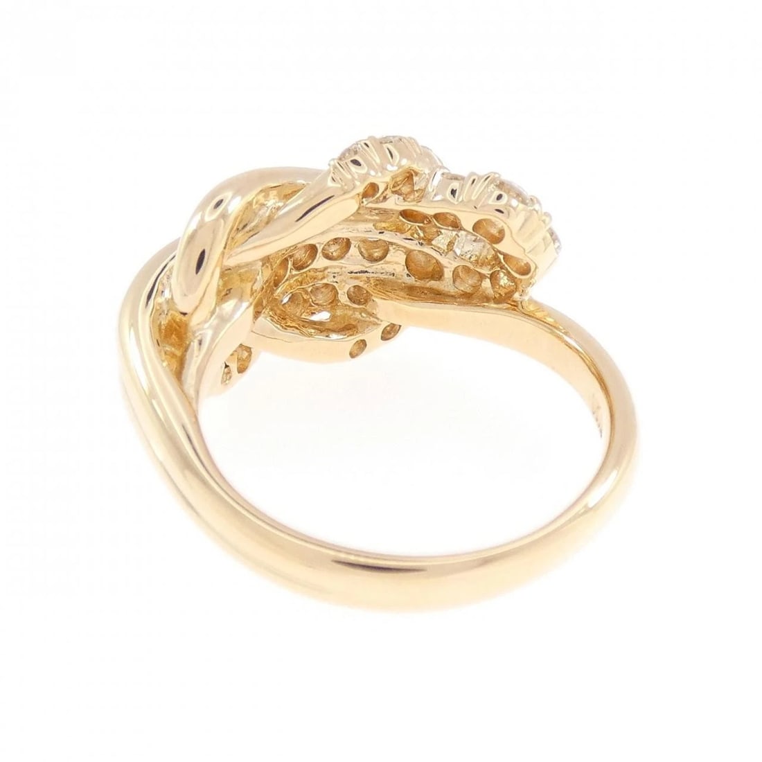 K18YG DIAMOND RING - 2