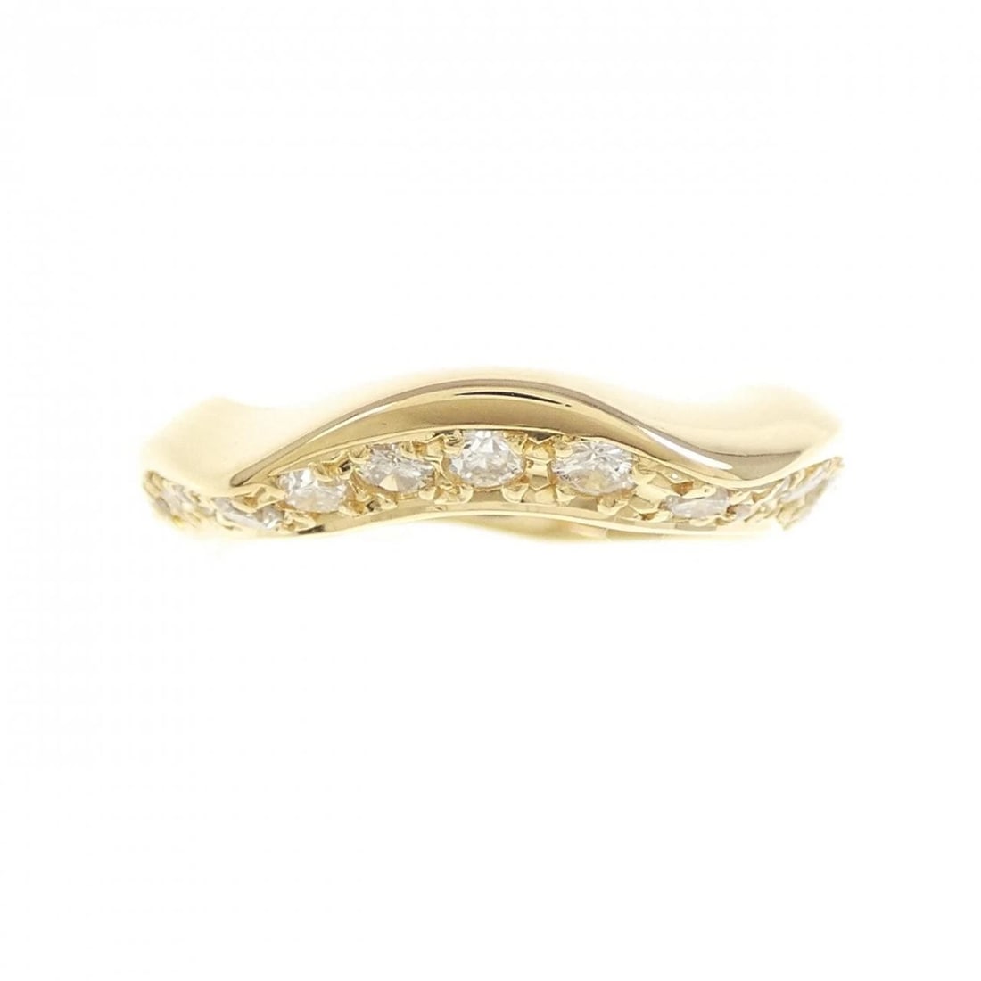 K18YG DIAMOND RING - 2