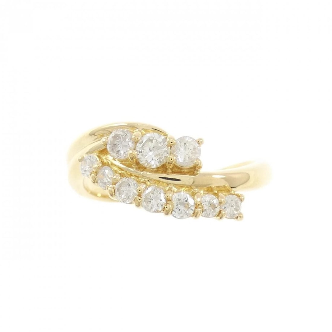 K18YG DIAMOND RING - 2