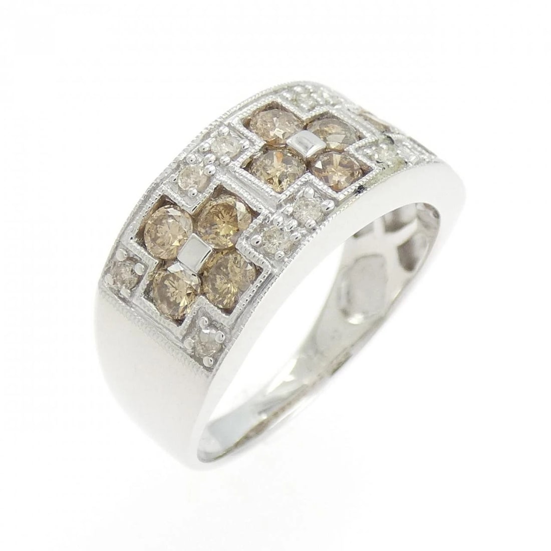 K18WG DIAMOND RING