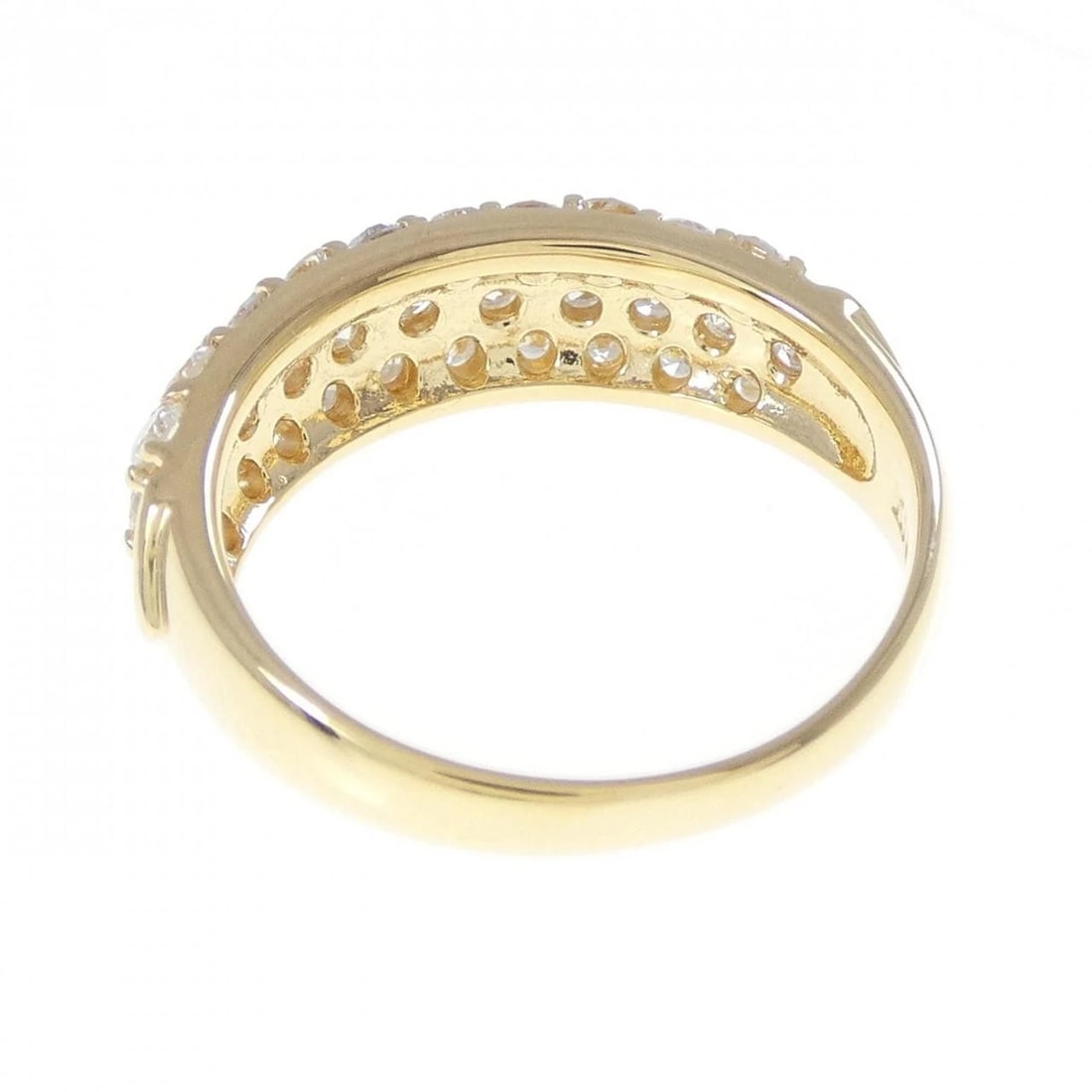 K18YG DIAMOND RING - 3