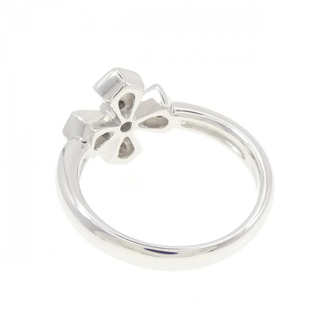 K18WG DIAMOND RING - 3