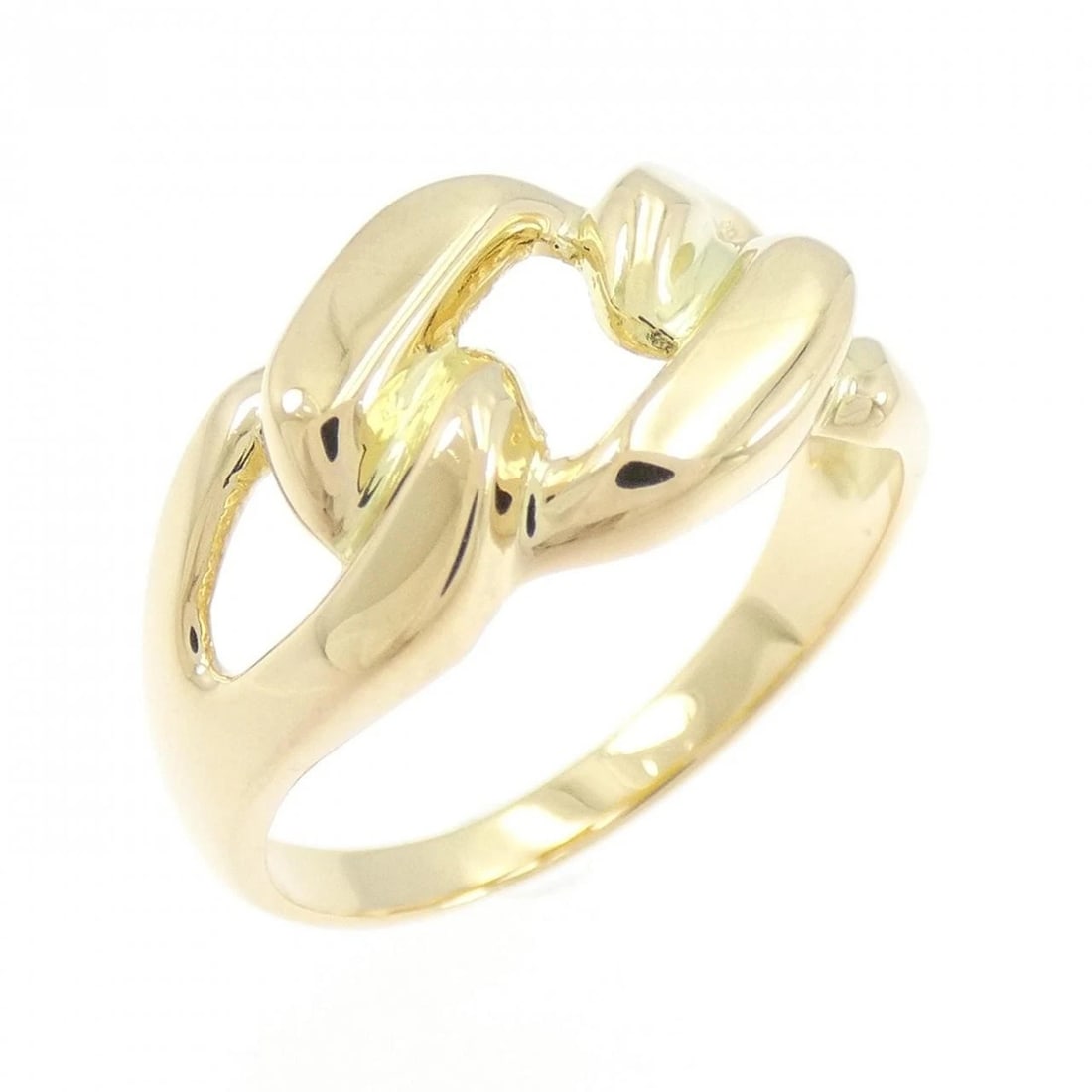 K18YG RING: K18YG ring Brand: Unbranded Type: Ring Material: K18 yellow gold, Color: yellow gold Size: US 6 1/4 Accessories: None Accessories Notice: When purchasing pre-owned goods, please refer to the photos