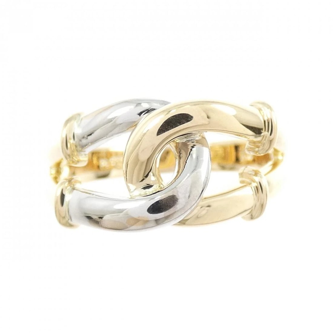 K18YG/PT900 RING - 2