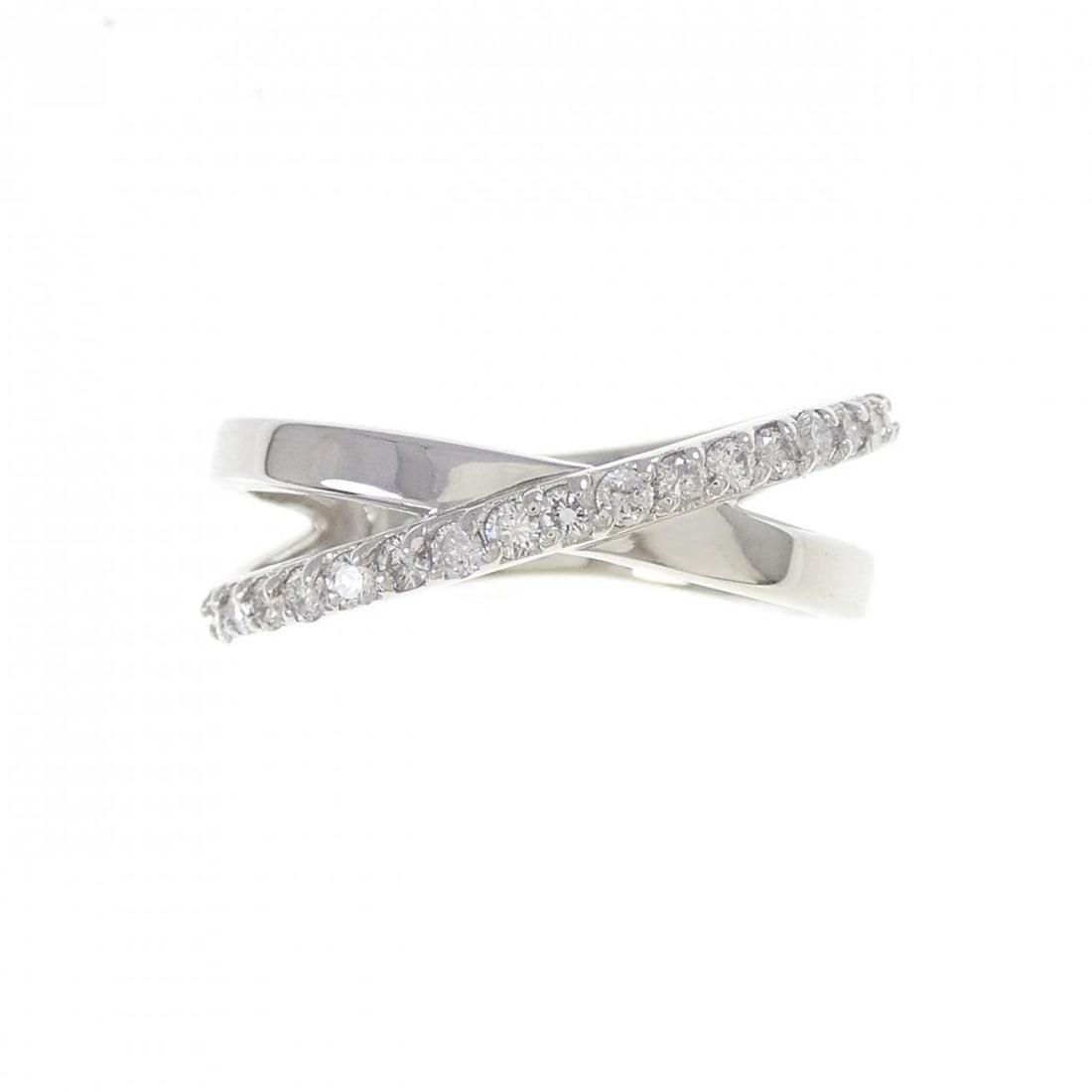 PT900 DIAMOND RING: PT900 Diamond Ring Brand: Unbranded Type: Diamond Ring Material: PT900, Main Stone/Creation Natural Color: Silver Size: US 6 Accessories: None Accessories Notice: When purchasing pre-owned