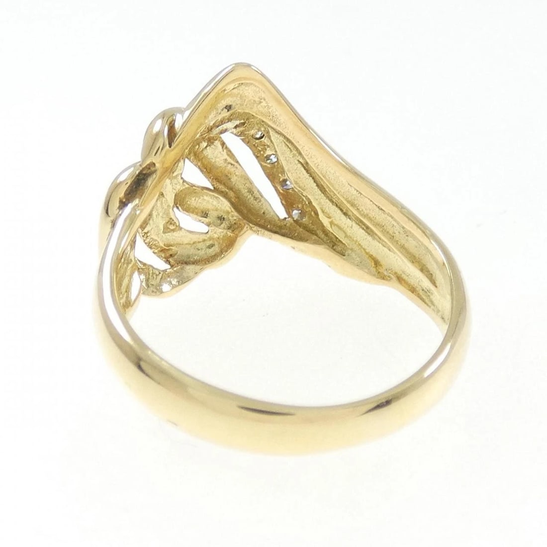 K18YG DIAMOND RING - 2