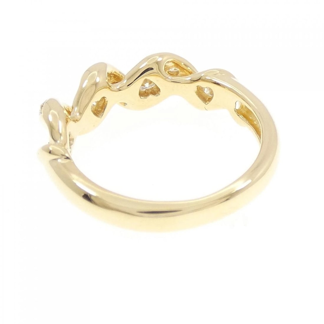 K18YG DIAMOND RING - 2