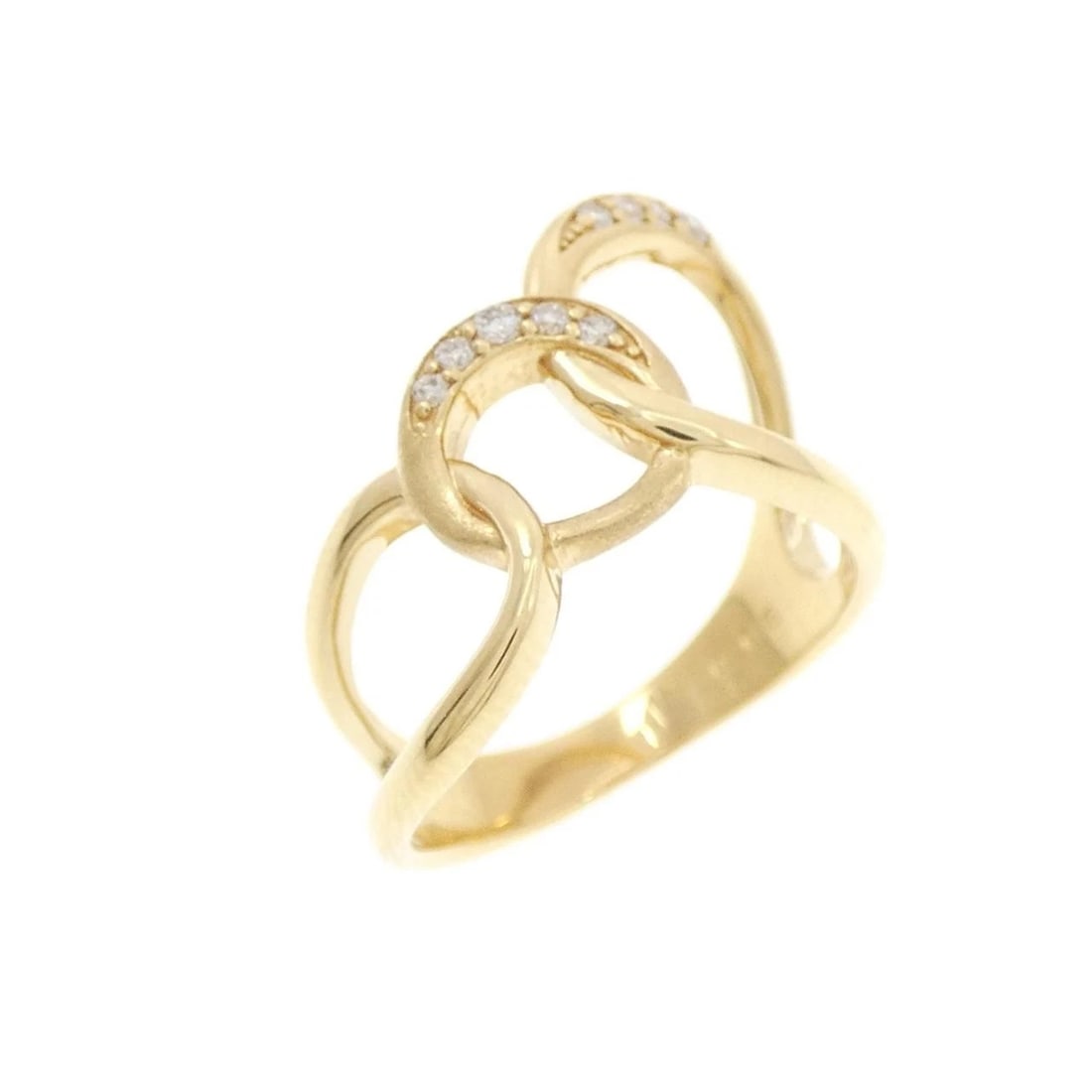 K18YG DIAMOND PINKY RING: K18YG Diamond Pinky Ring Brand: Unbranded Type: Diamond Ring Material: K18YG, Main Stone/Creation Natural Color: Yellow Gold Size: US 3 Accessories: None Accessories Notice: When purchasing pre-owned