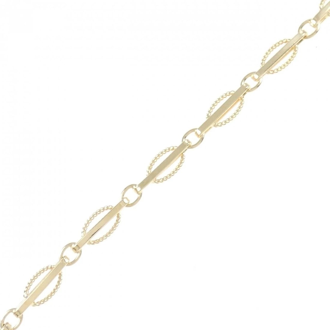 K18YG BRACELET: K18YG bracelet Brand: Unbranded Type: bracelet Material: K18YG, Color: Yellow Gold Size: 18cmActual Size Max width approx: 4.4mm Accessories: None Accessories Notice: When purchasing pre-owned goods,