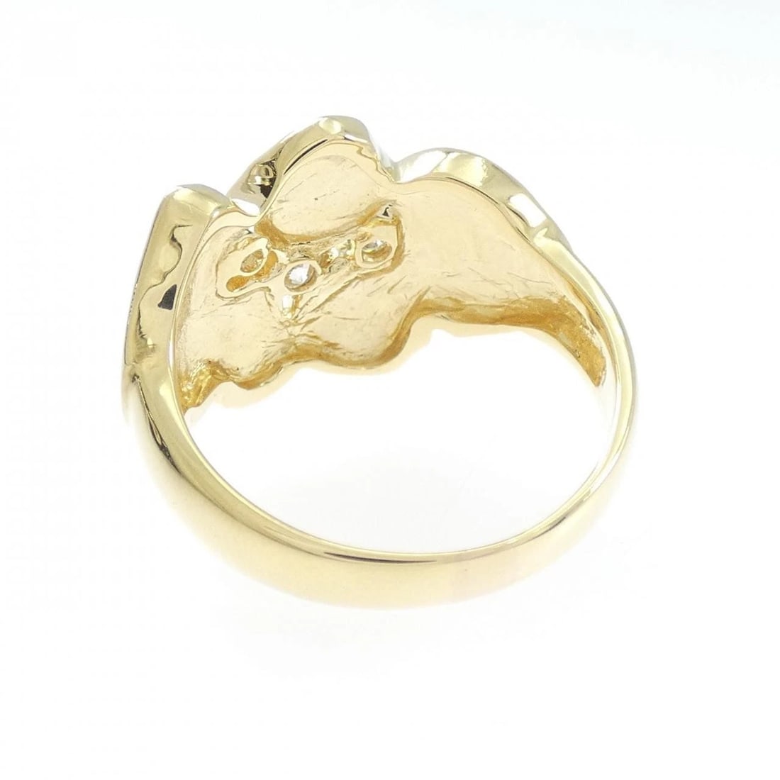K18YG DIAMOND RING - 2