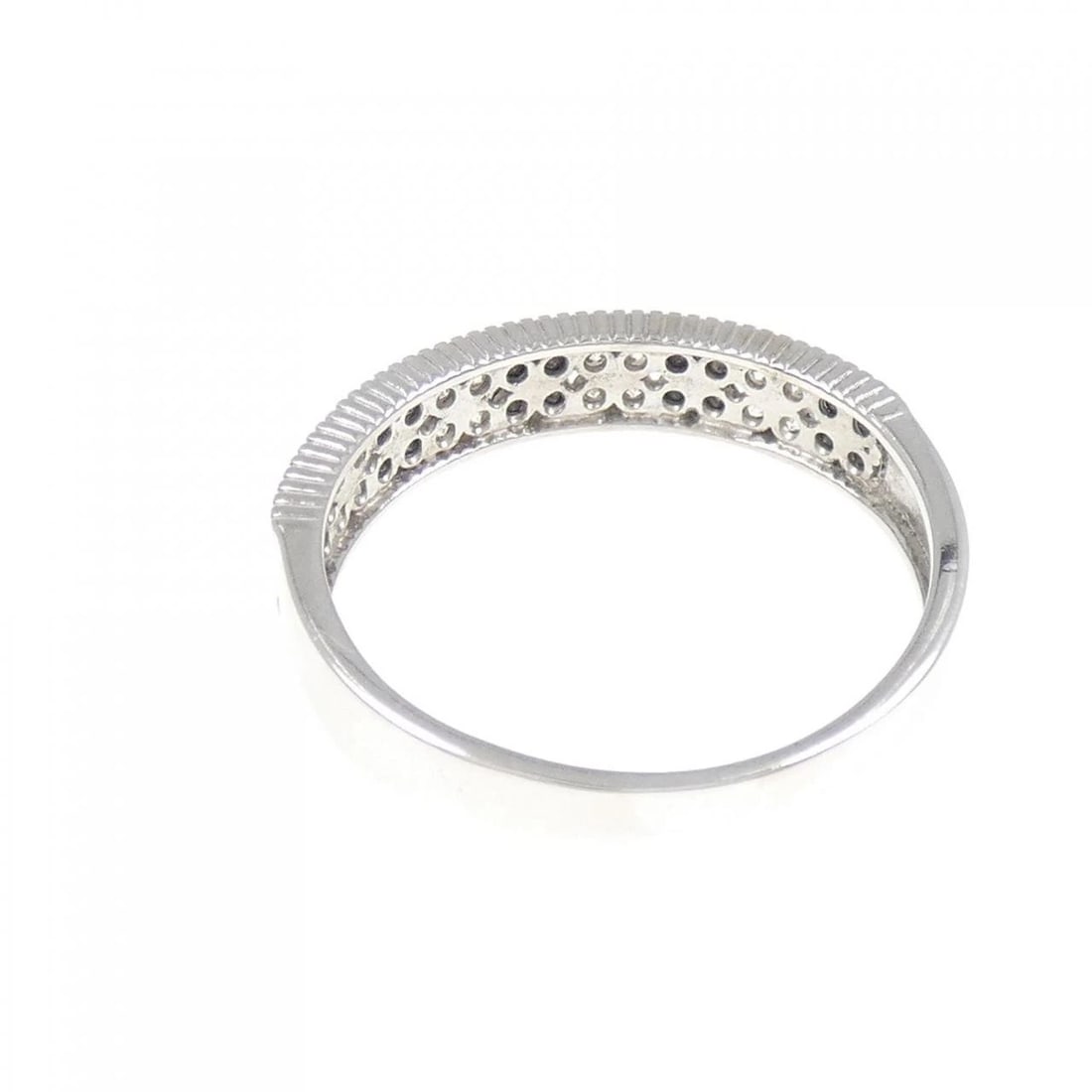 K18WG DIAMOND RING - 2