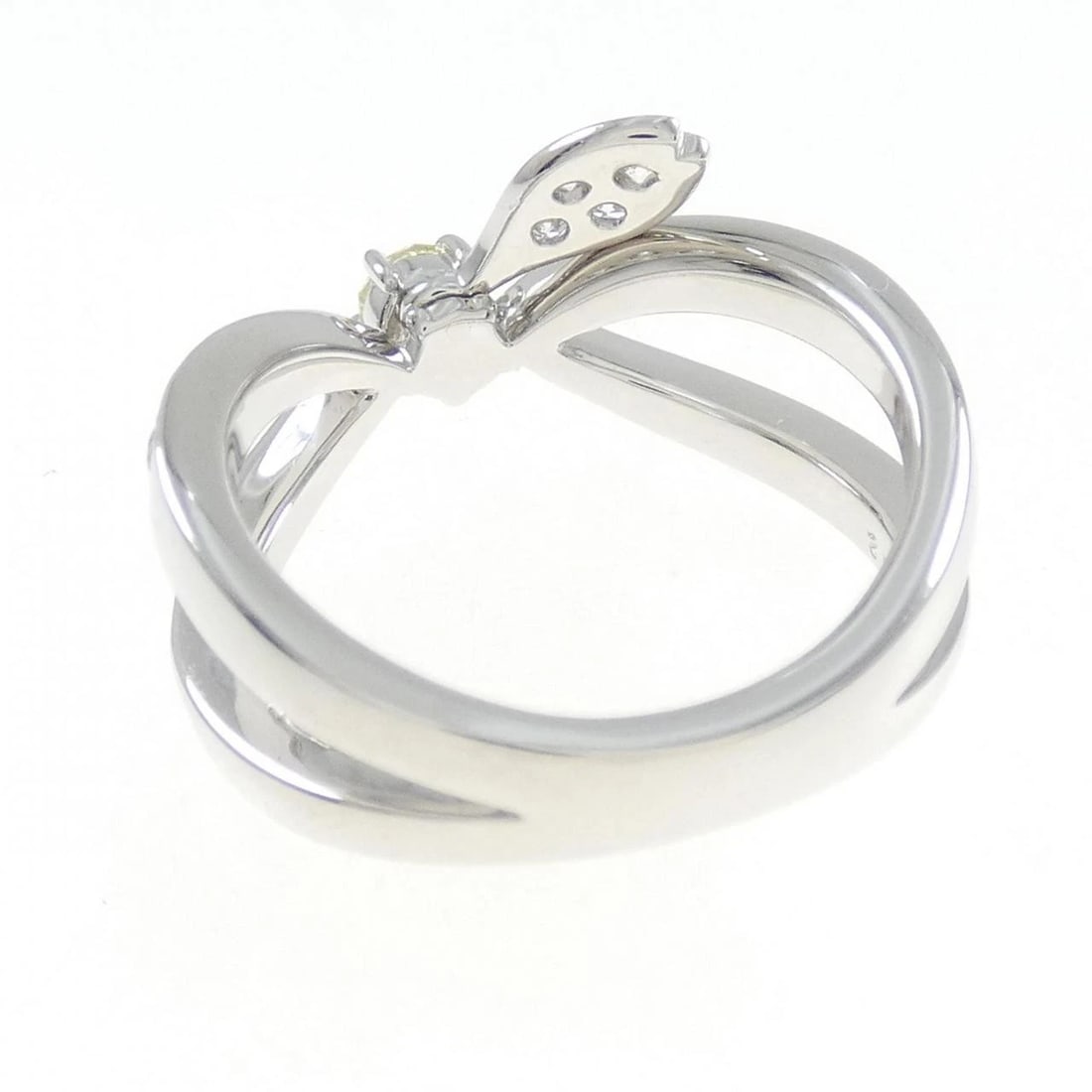 K18WG DIAMOND RING - 3