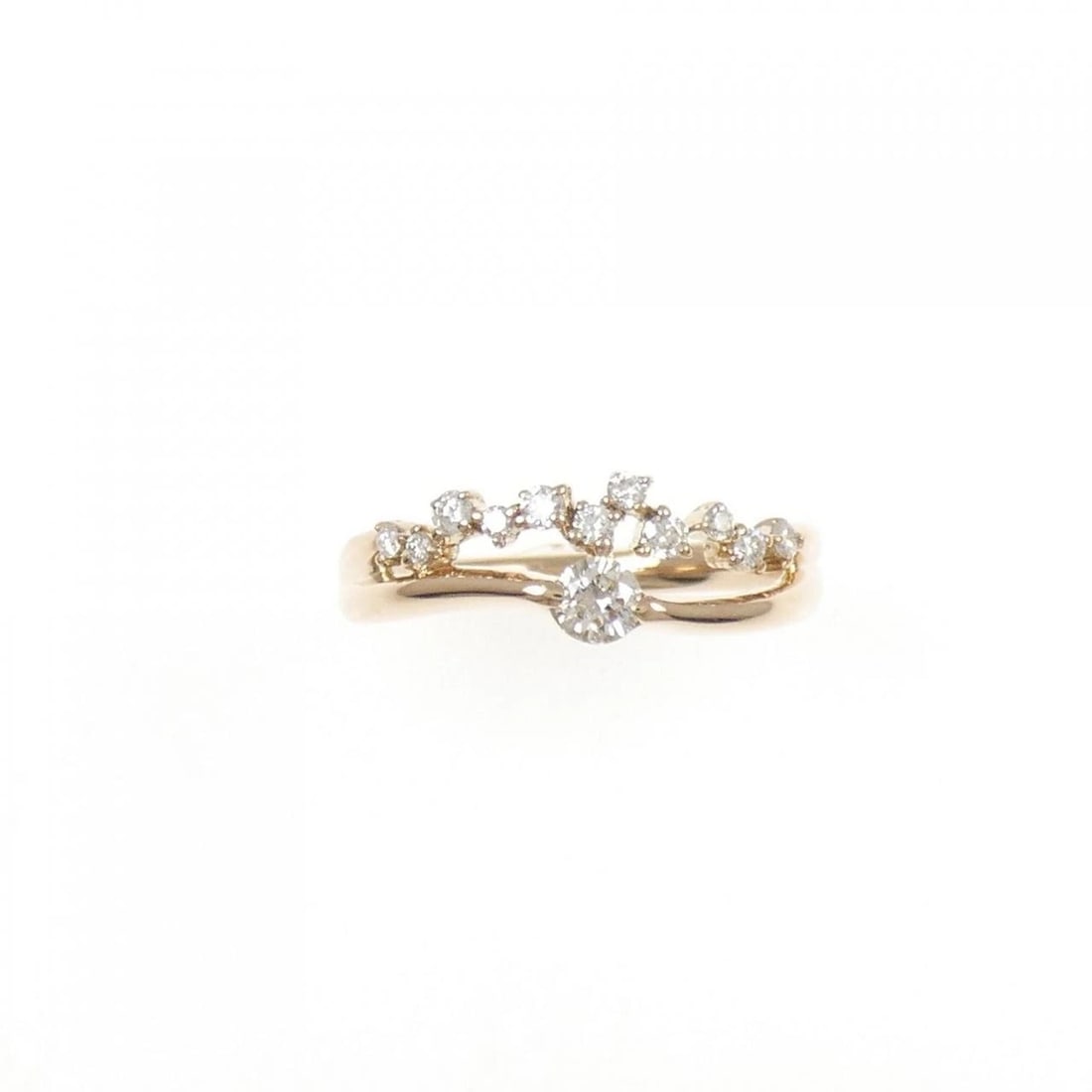 K18PG DIAMOND RING - 2