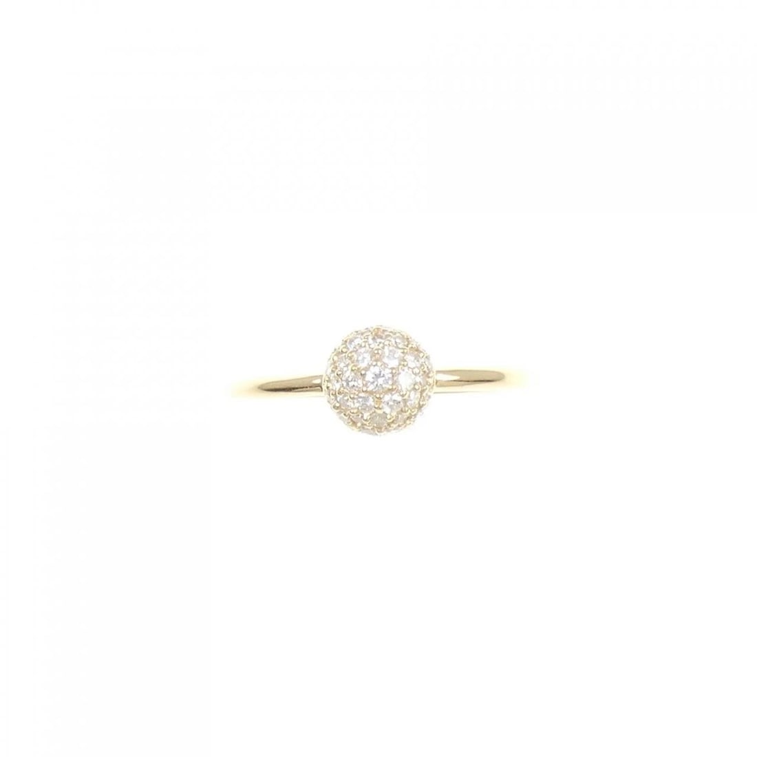 K18YG DIAMOND RING - 2