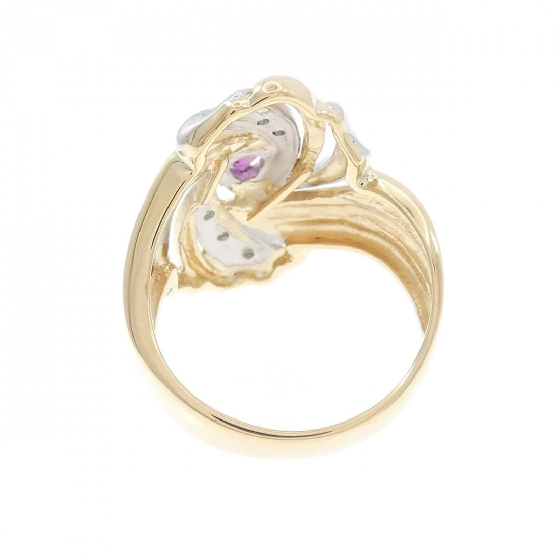 K18YG/PT900 RUBY RING - 3