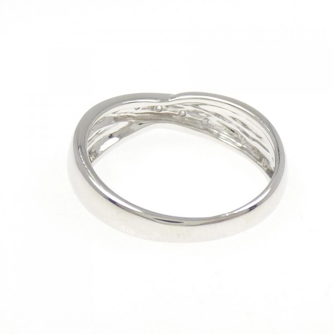 K18WG DIAMOND RING - 3