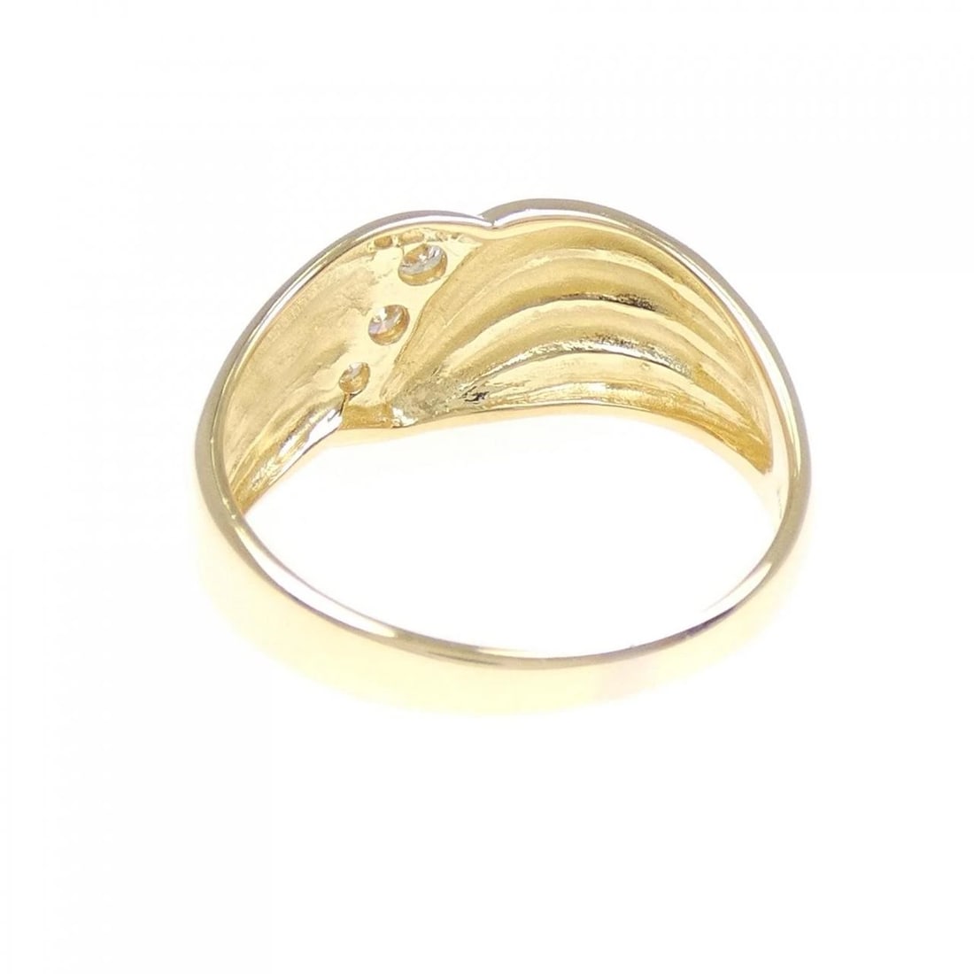 K18YG DIAMOND RING - 3