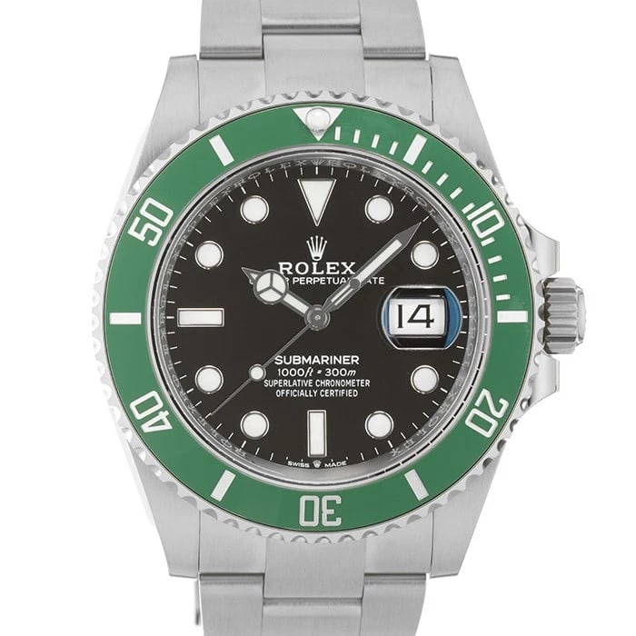 ROLEX SUBMARINER DATE WATCH: ROLEX Submariner Date Watch Brand: Rolex Type: Wristwatch Material: Case Material Stainless Steel, Band Material Stainless Steel Color: Case Color Silver, Dial Color Black, Band color Silver Size: