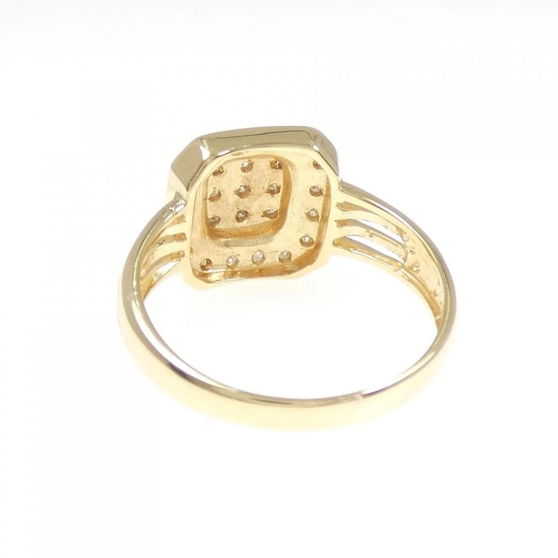 K18YG DIAMOND RING - 3