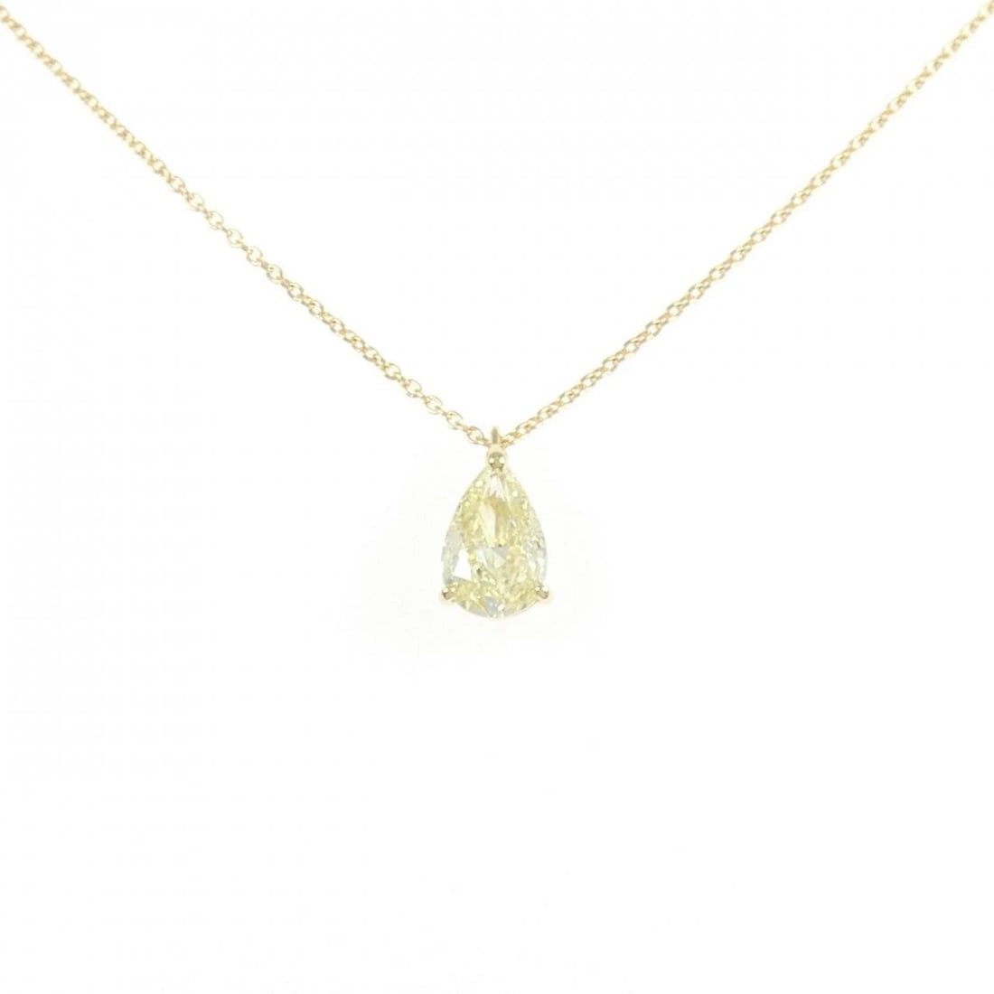 [REMAKE] K18YG DIAMOND NECKLACE: [Remake] K18YG Diamond Necklace Brand: Unbranded Type: Necklace with certificate Material: 18K Yellow Gold, Main Stone/Creation Natural Color: Yellow Gold Size: Actual Size Pendant length approx. x