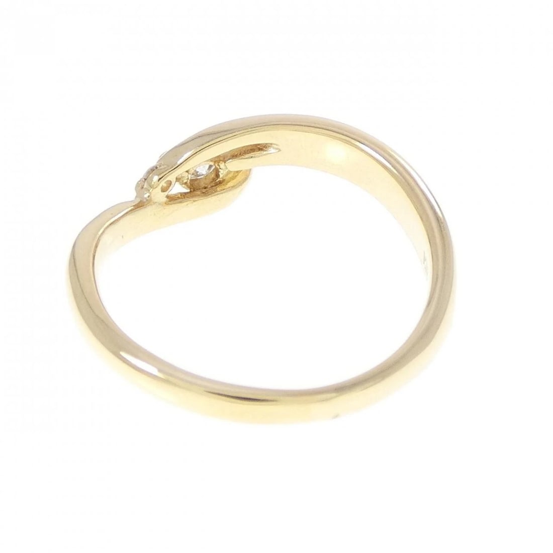 K18YG DIAMOND RING - 3