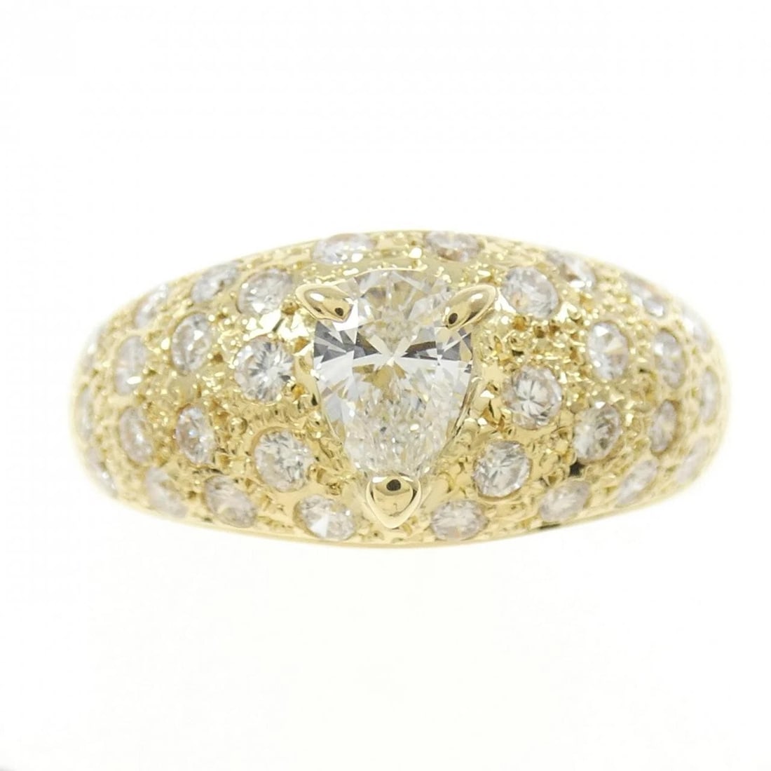 K18YG DIAMOND RING - 2