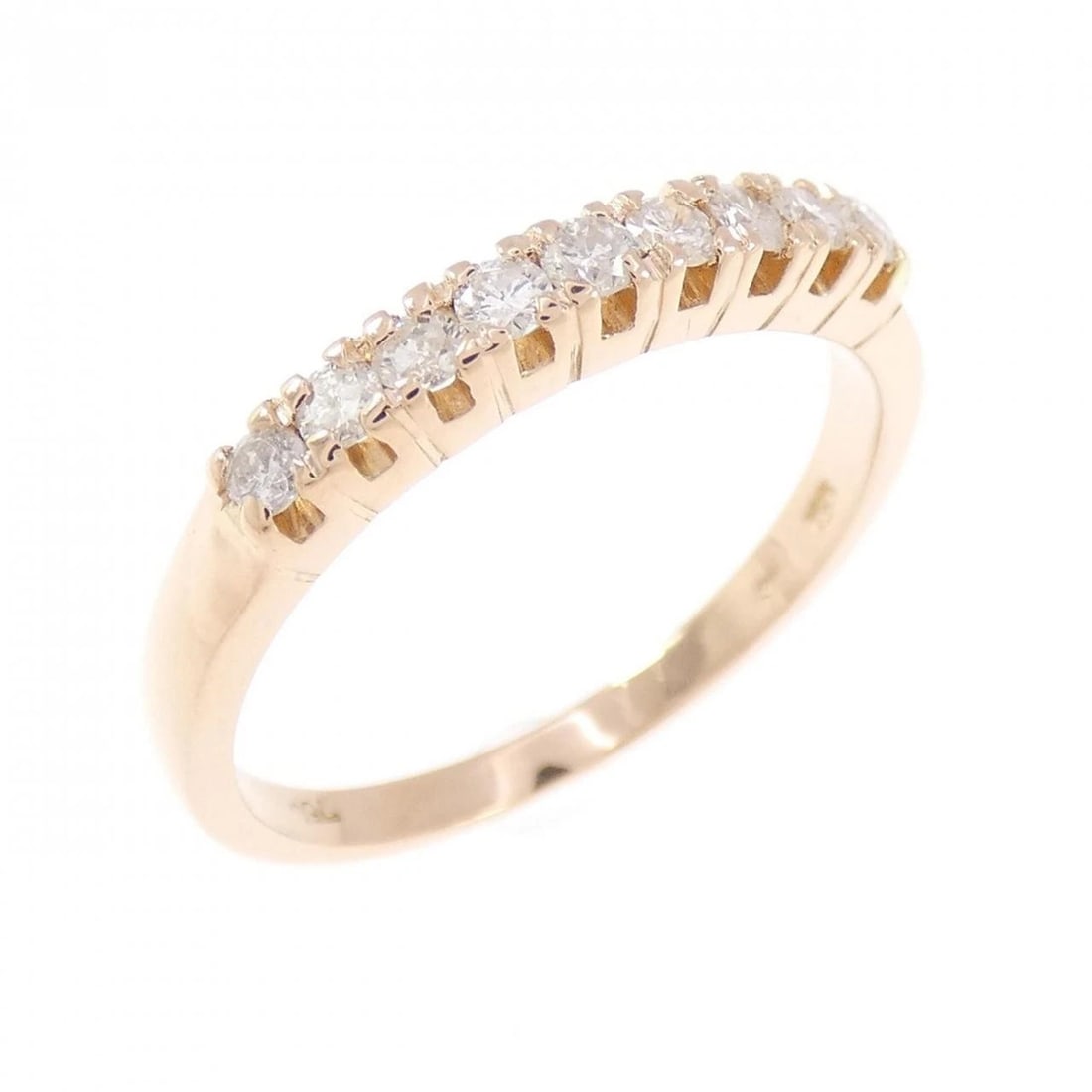 750PG DIAMOND RING: 750PG diamond ring Brand: Unbranded Type: Diamond Ring Material: 750PG, Main Stone/Creation Natural Color: Pink Gold Size: US 5 3/4 Accessories: None Accessories Notice: When purchasing pre-owned