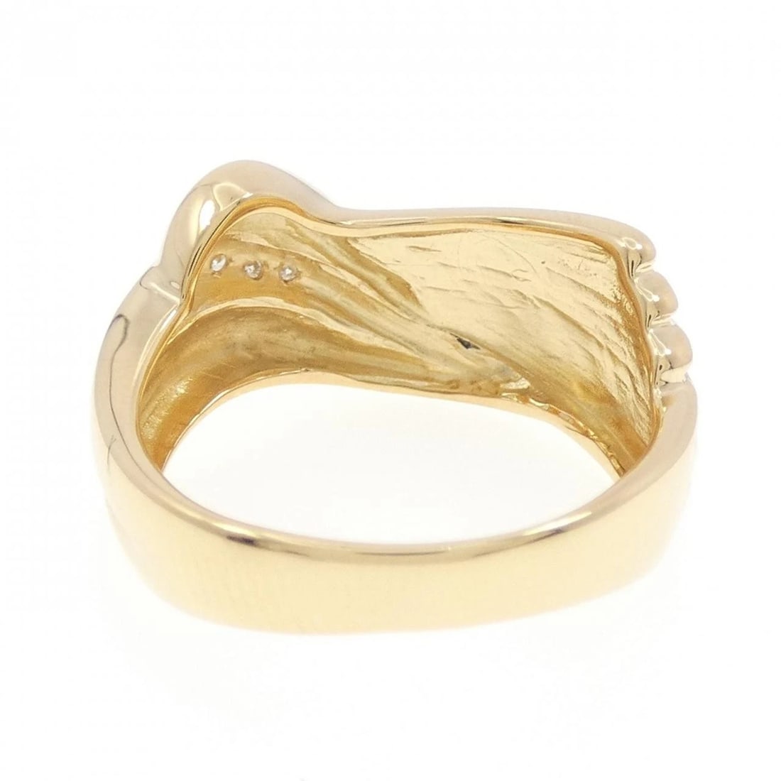 K18YG DIAMOND RING - 3