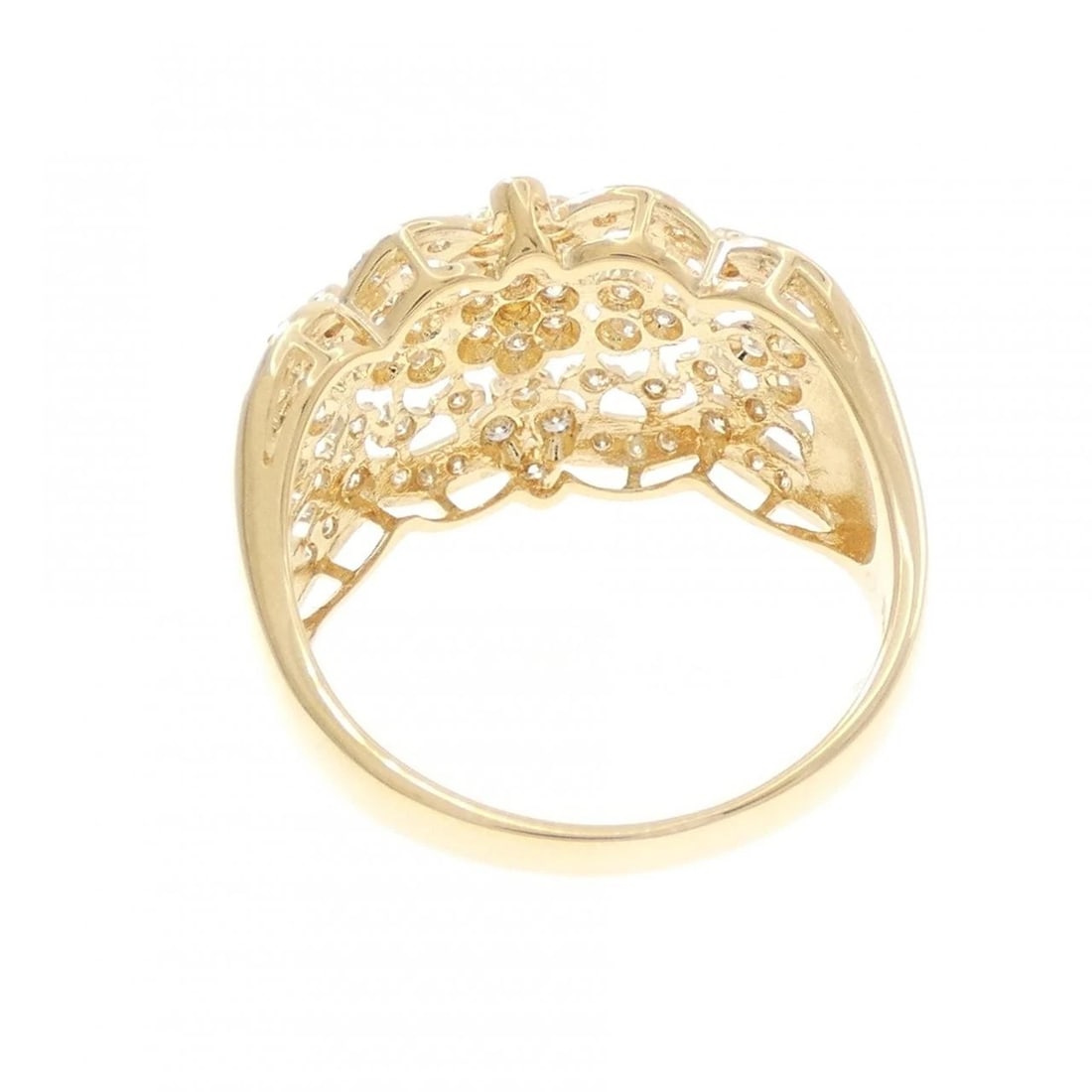 K18YG DIAMOND RING - 3