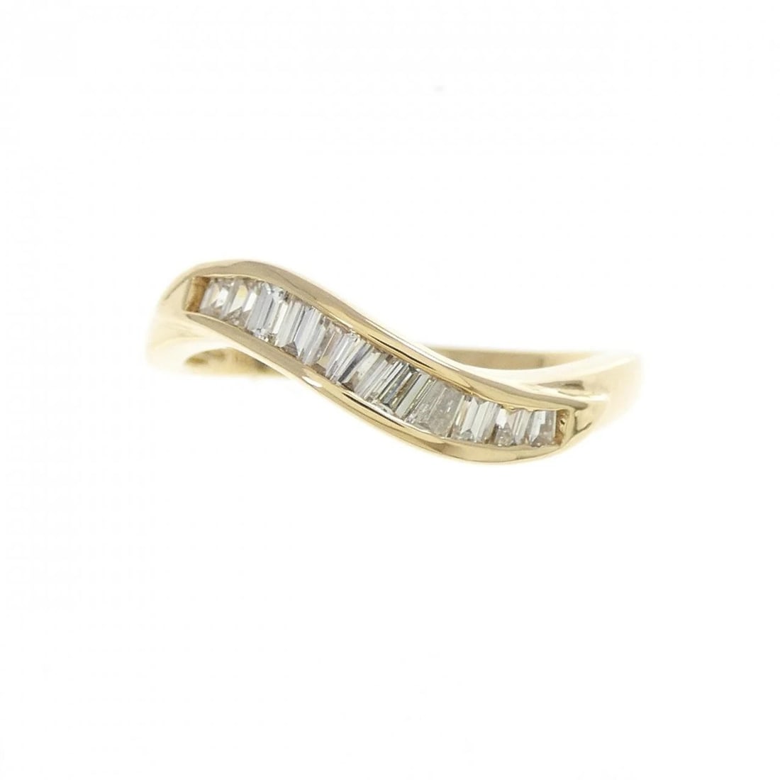 K18YG DIAMOND RING - 2