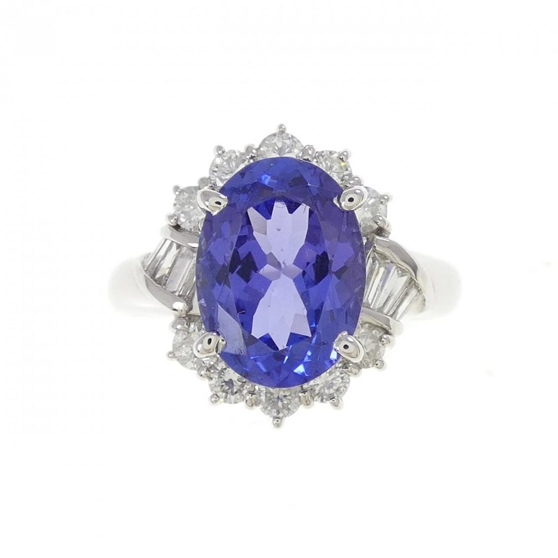 PT900 TANZANITE RING - 2