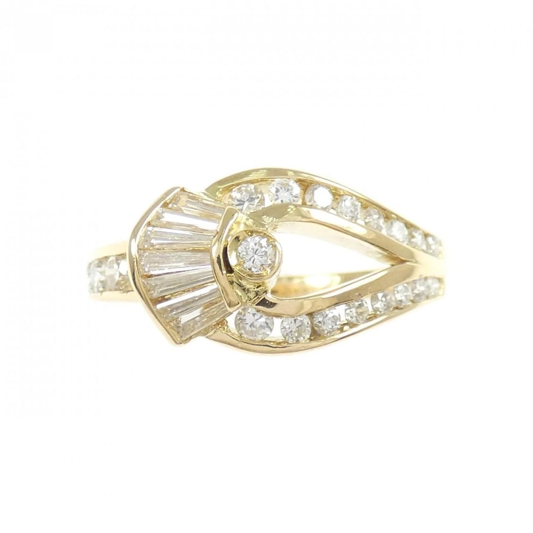 750YG DIAMOND RING - 2