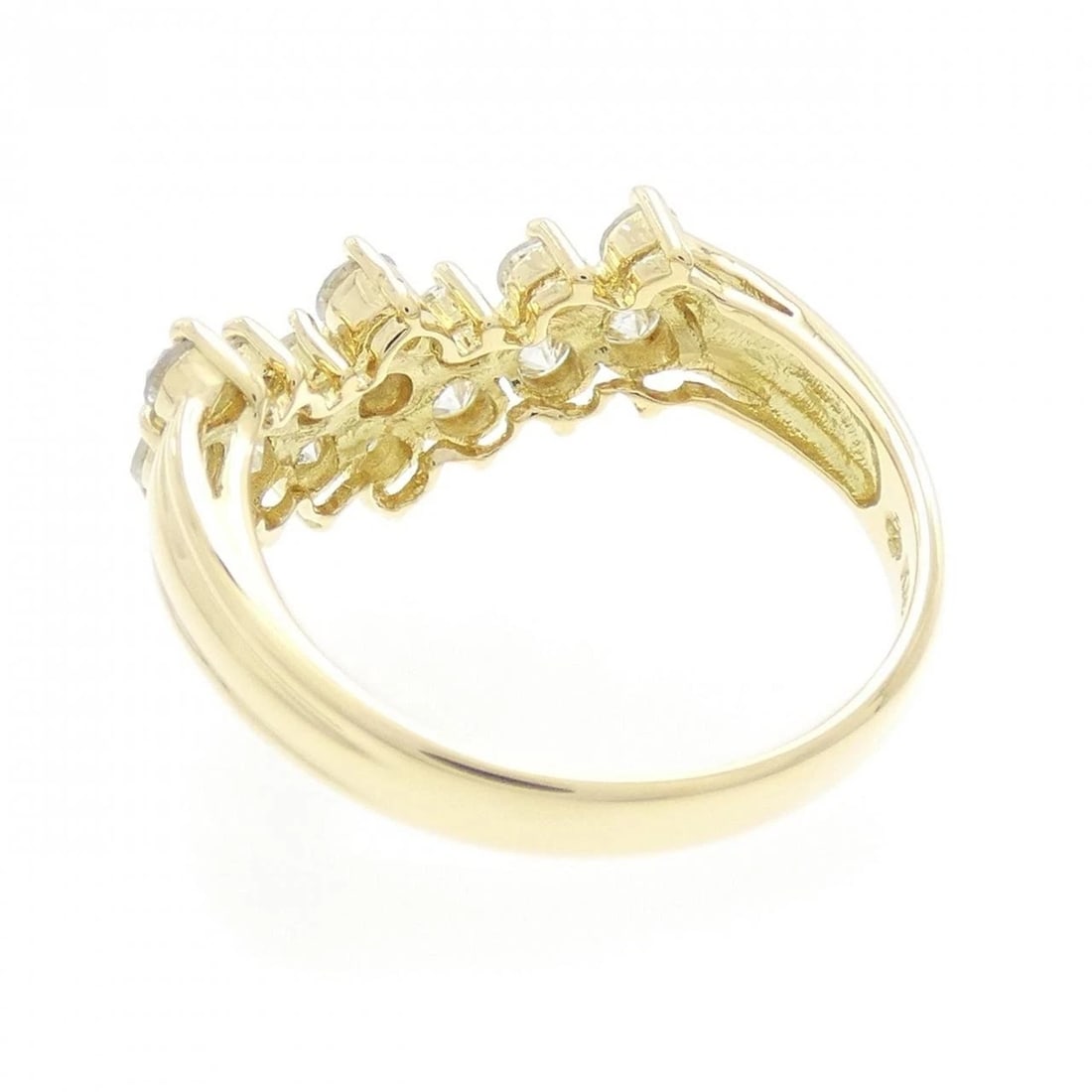 K18YG DIAMOND RING - 2