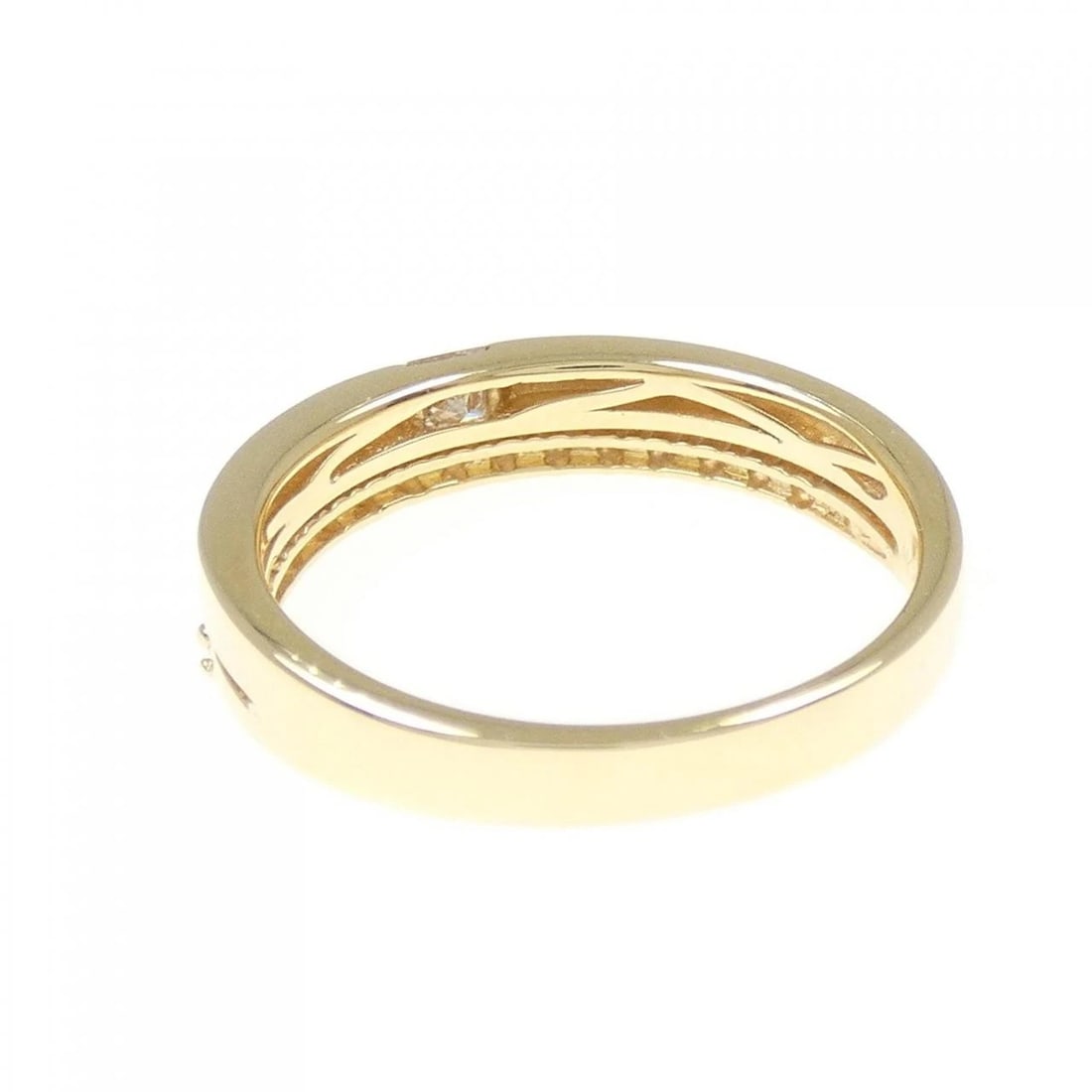 K18YG DIAMOND RING - 3