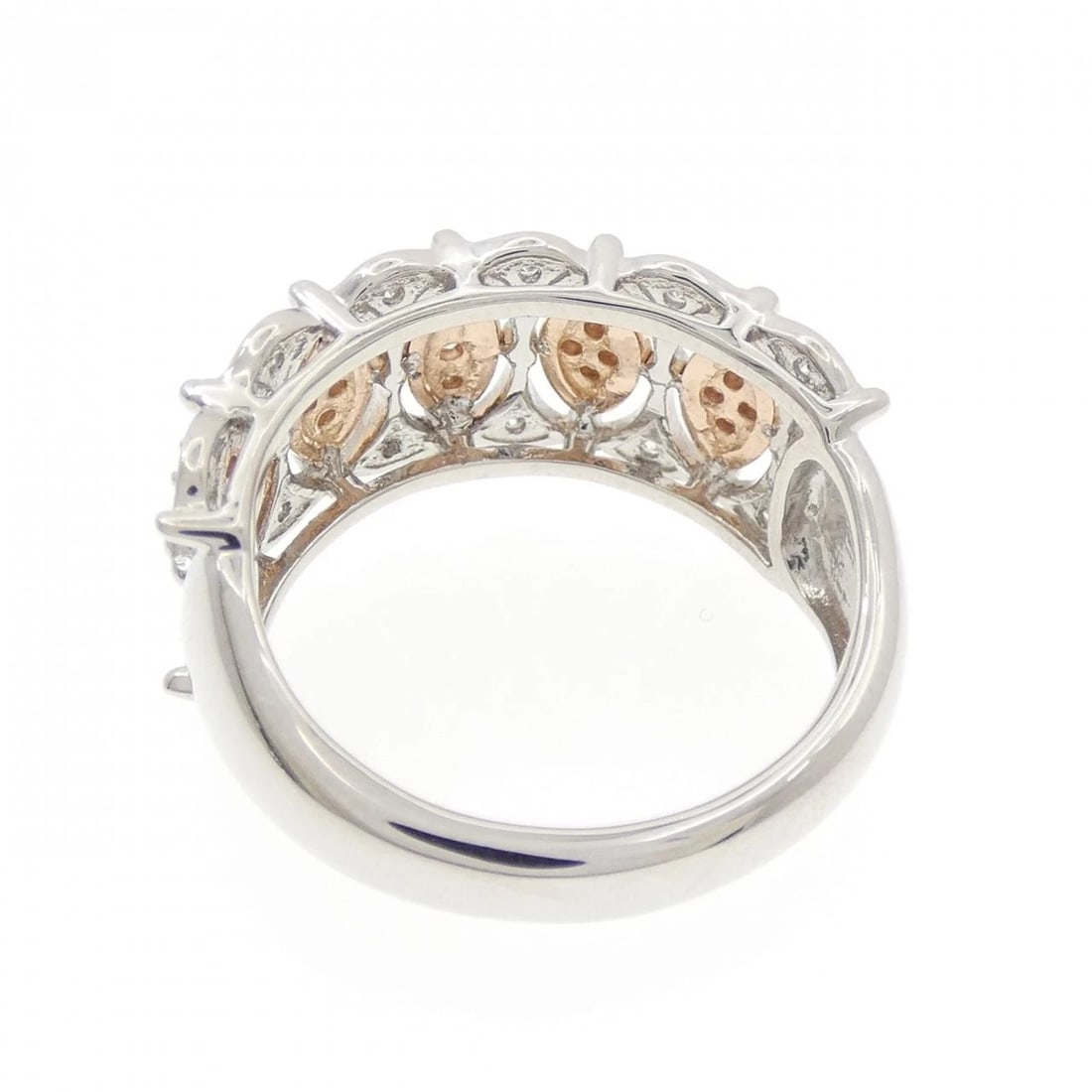 PT950/K18PG DIAMOND RING - 3