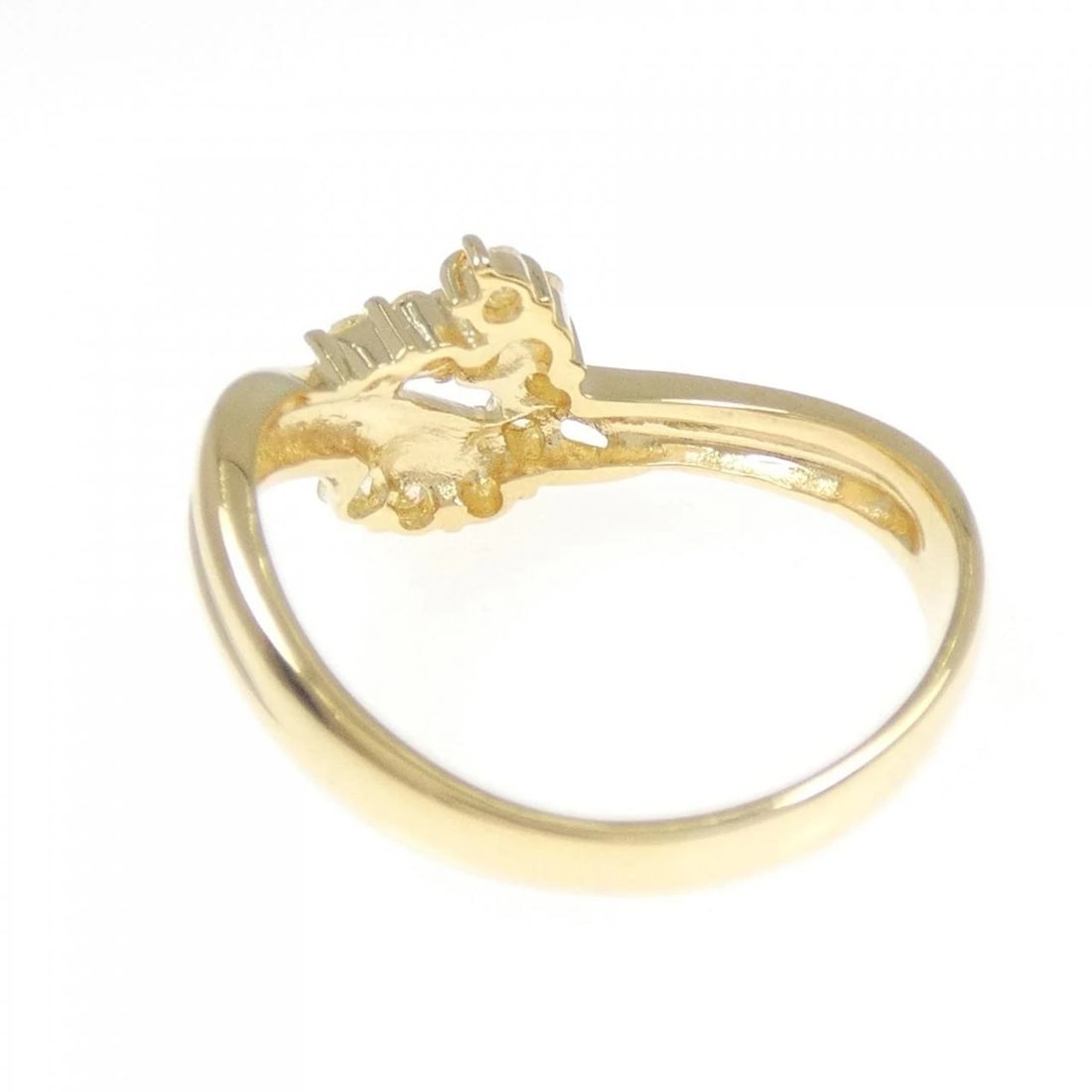 K18YG DIAMOND RING - 3