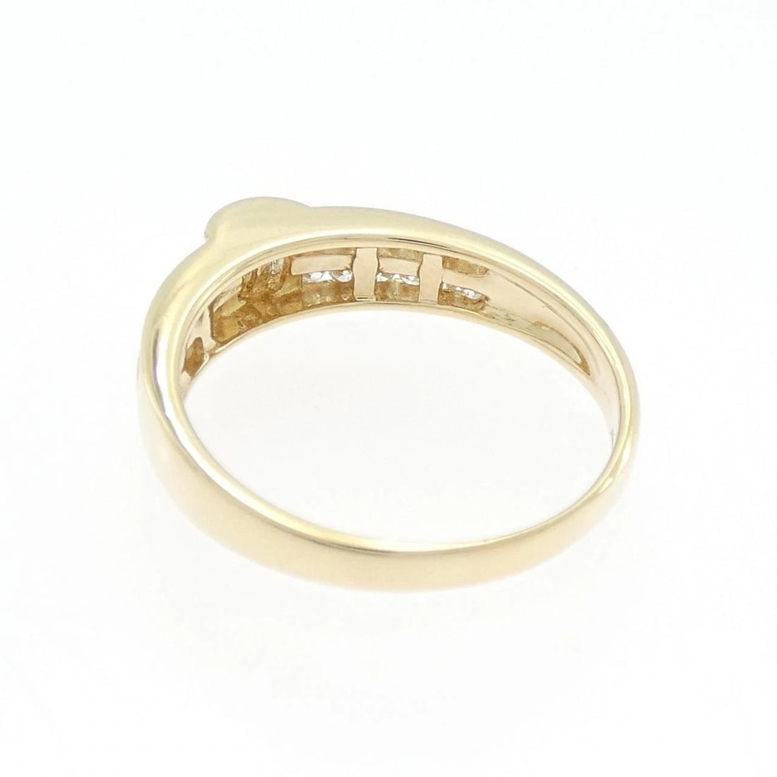 K18YG DIAMOND RING - 2