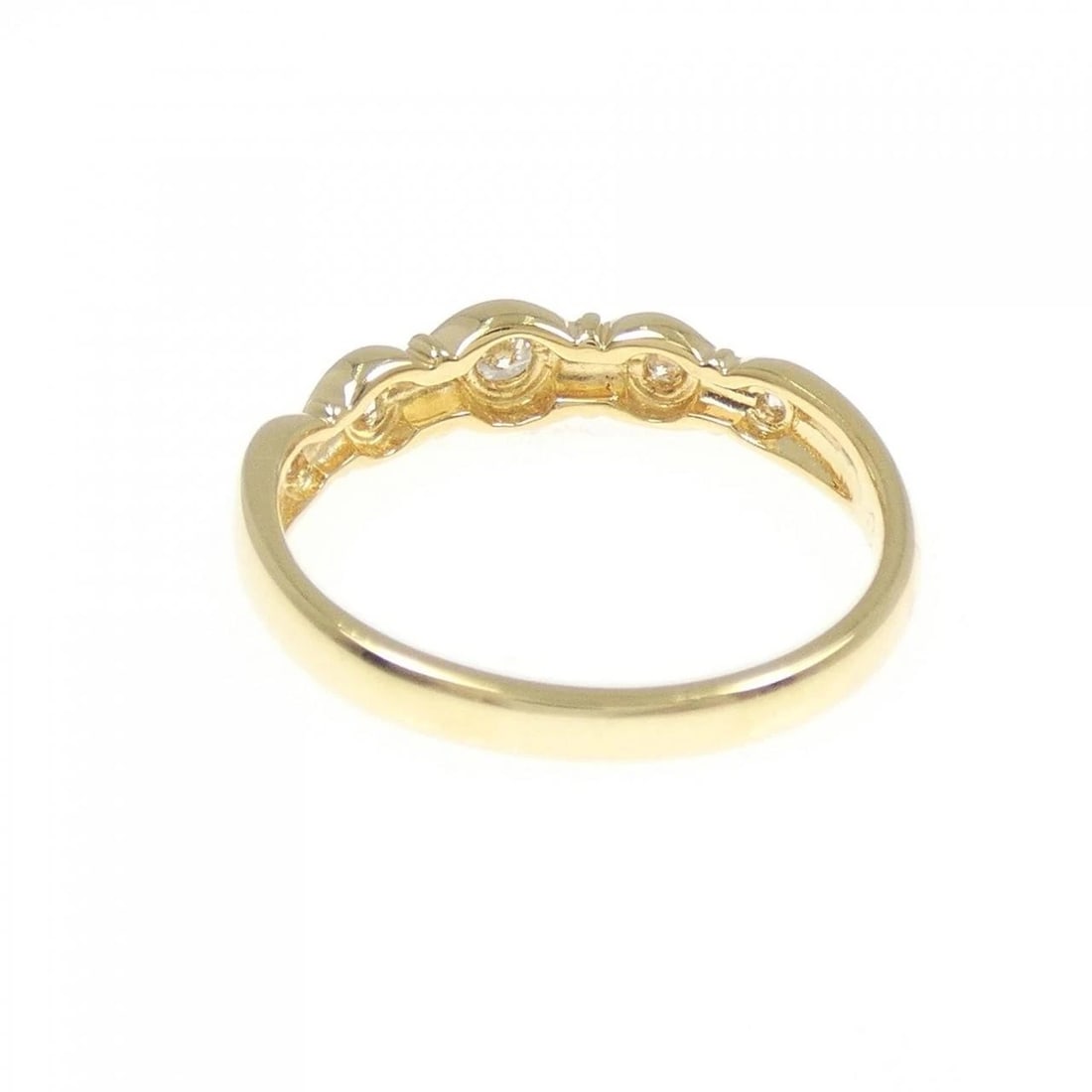K18YG DIAMOND RING - 3