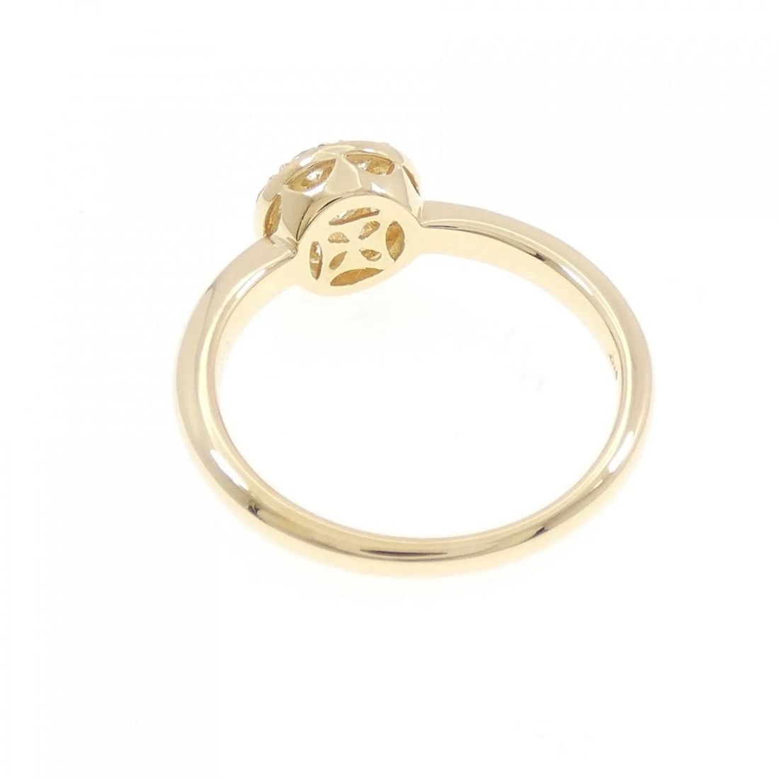 K18YG DIAMOND RING - 2