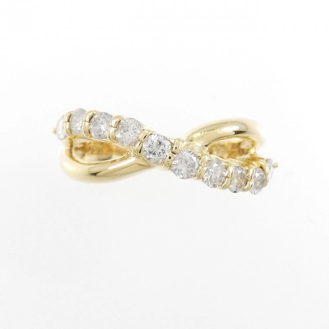 K18YG DIAMOND RING - 2