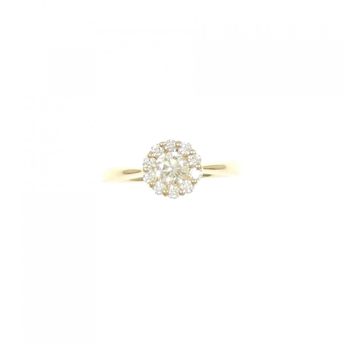 K18YG DIAMOND RING - 2