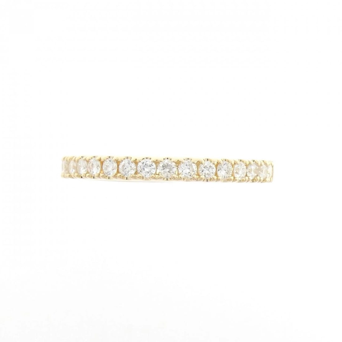 K18YG DIAMOND RING: K18YG Diamond Ring Brand: Unbranded Type: Diamond Ring Material: K18 yellow gold, Main Stone/Creation Natural Color: Yellow Gold Size: US 7 1/4 Accessories: None Accessories Notice: When purchasing