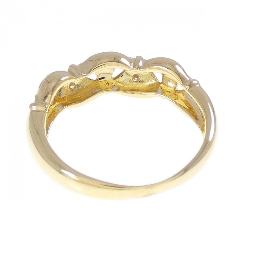 K18YG DIAMOND RING - 2