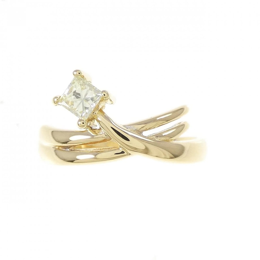 K18YG DIAMOND RING - 2