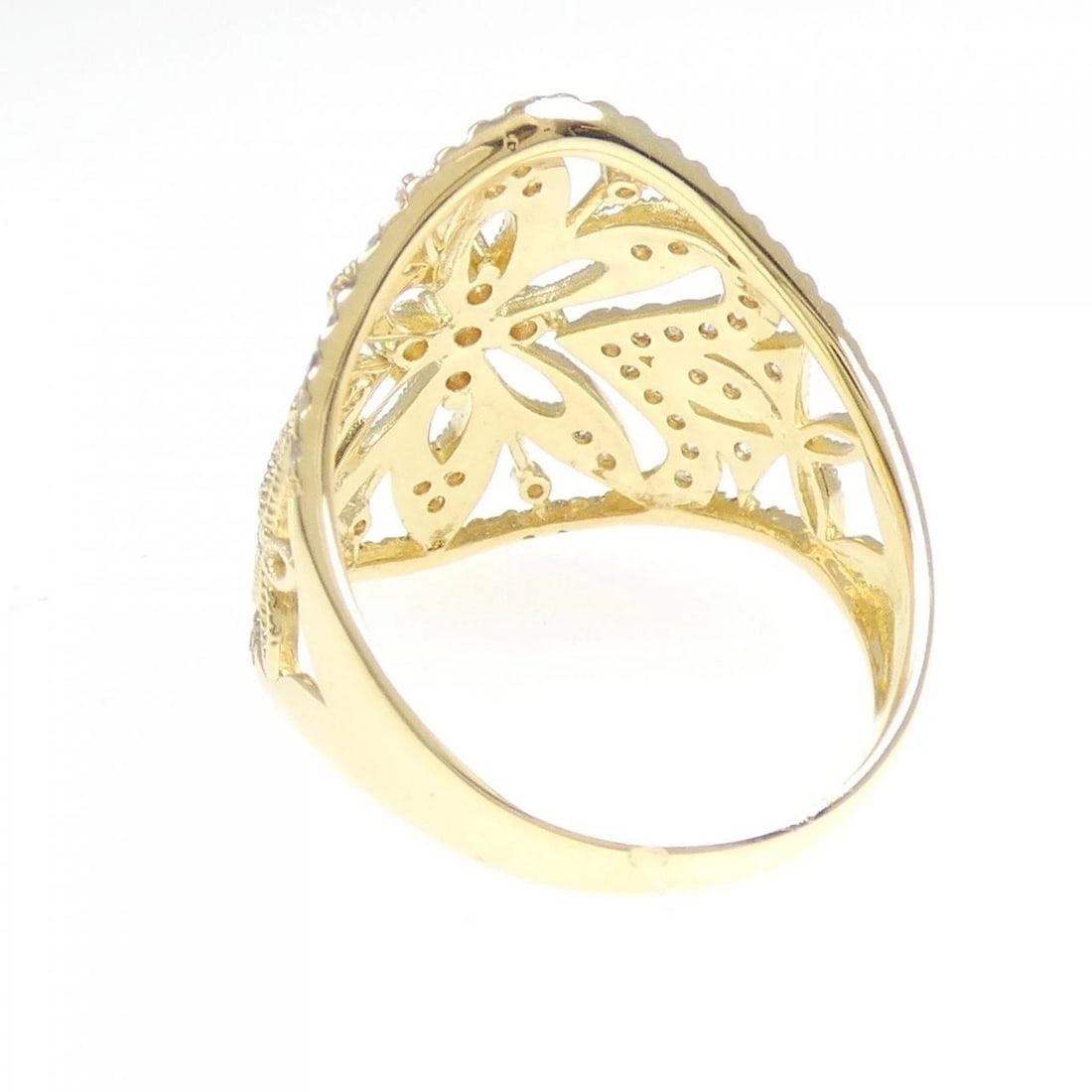 K18YG DIAMOND RING - 2