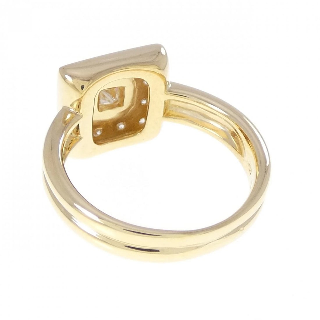 K18YG DIAMOND RING - 2