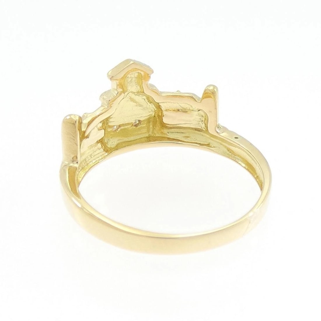 K18YG DIAMOND RING - 2